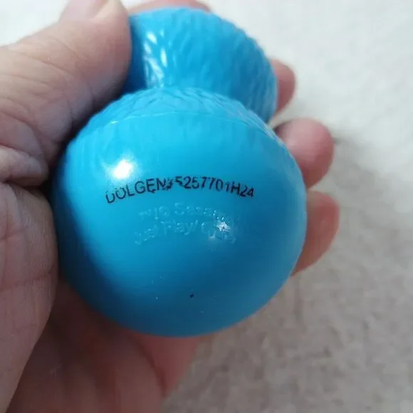 Sesame Street Cookie Monster Wobble Figure 2.5" Blue Plastic Toy - Picture 6 of 10